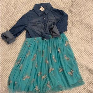 Girls Justice Unicorn Dress
